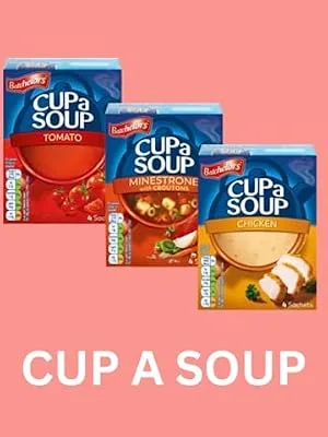 Batchelors Cup a Soup Minestrone with Croutons Instant Soup Sachets 94 g Box (Pack of 9 Boxes - Each Contains 4 Sachets) - Soup