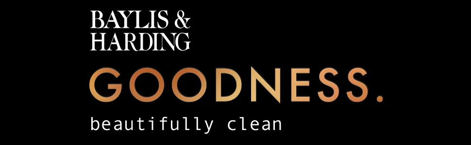 Baylis & Harding Goodness Oud Cedar & Amber Bath Soak 500 ml (Pack of 3) - Vegan Friendly - Baylis & Harding Logo