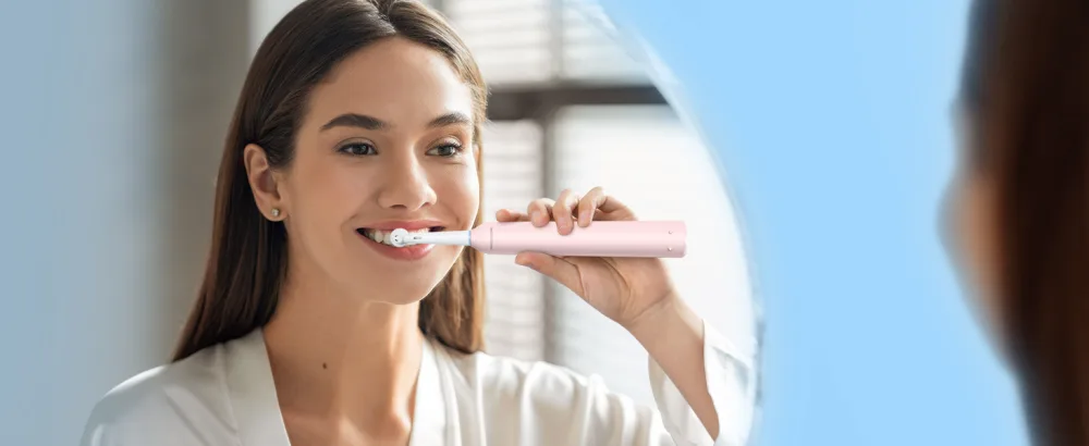 Bitvae R2 Rotating Electric Toothbrush for Adults with 8 Brush Heads 5 Modes Rechargeable Power Toothbrush with Pressure Sensor Pink Pink 1 Pack - product information 12