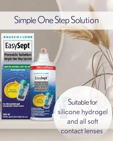Boston Simplus Travel Contact Lens Solution 2x 60ml Flight Pack Size Multi-Action Solution for Rigid Gas Permeable Contact Lenses Clean Disinfect & Condition 2x Lens Cases for Travel Convenience Flight Pack 2x60ml - Simple one step solution
