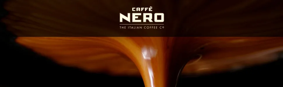 Caff Nero - Brazil Blend Roasted Ground Coffee - Medium Dark Roast - 1.2KG (6 x 200g Bulk Pack) - Caffe Nero Header