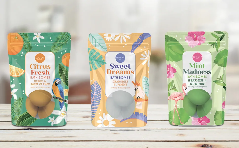 Elysium Spa Chamomile & Jasmine Bath Bombs Chamomile & Jasmine 16.67 g (Pack of 3) - main banner