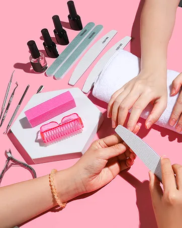FANDAMEI Nail Files and Buffers 100/180 400/4000 Grit Professional Manicure Tools Kit Rectangular Art Care Buffer Block Tools 7 Ways Buffer Block for Trim Polish and Shine Nail 20Pcs/Pack - nail file & buffer set