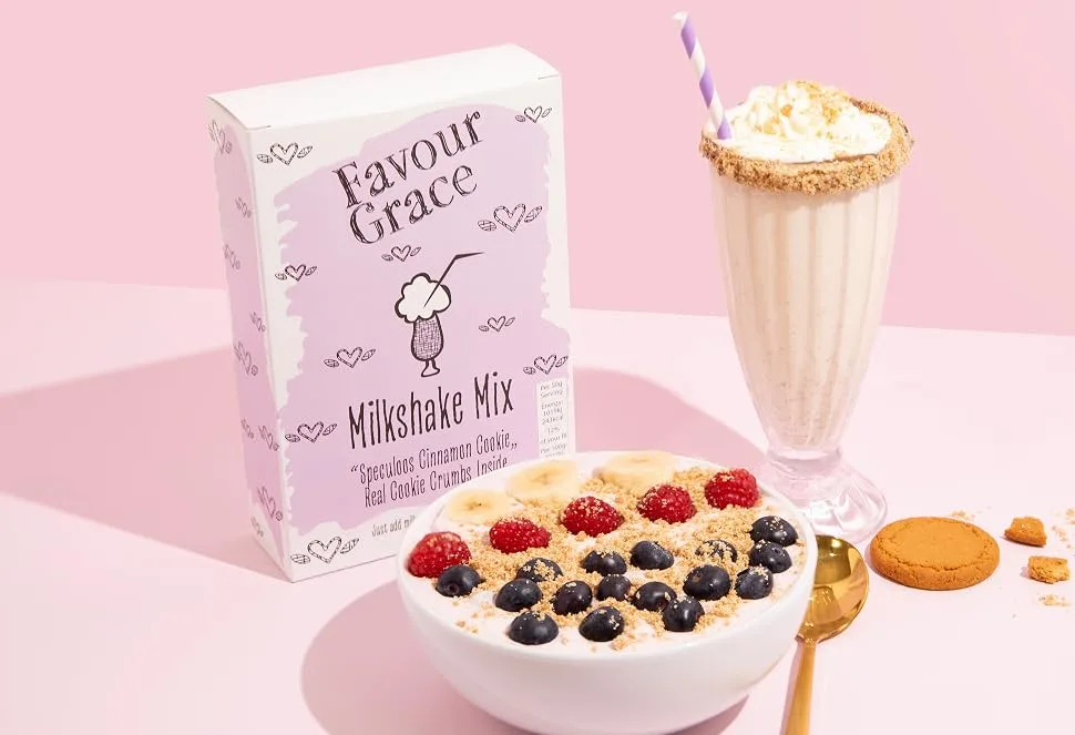 Delicious Cinnamon Cookie Milkshake Powder Mix Made With Real Cookies 400g Speculoos Cinnamon Cookie - versatile usage image