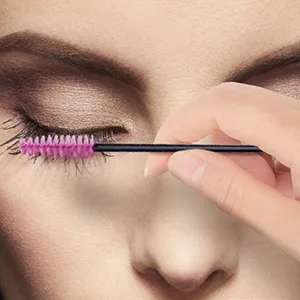 G2PLUS 100 PCS Rose Eyelash Brushes Spoolies - Eyebrow Spoolie Brushes -Disposable Mascara Wands - Eyelash Extension Brushes for Extensions 100 Count (Pack of 1) Rose - product information 33