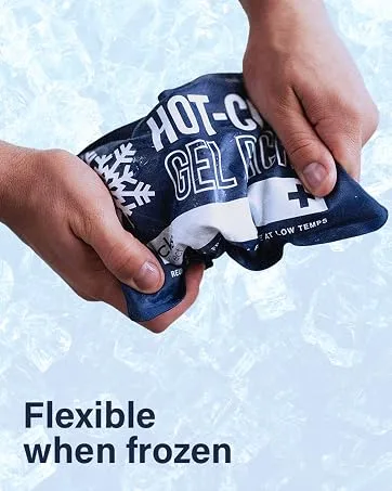 GelpacksDirect Reusable Microwave Heat Packs for Lower/Upper Back Pain Relief - Twin Pack Large (Twin Pack) - flexible when frozen