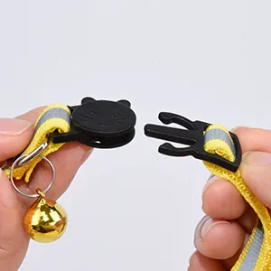 GingerUPer Cat Collars Quick Release Reflective Cat Collars with Bells and Safety Release Adjustable 8-12" to Fit All Domestic Cats(12 Pack) - cat collar