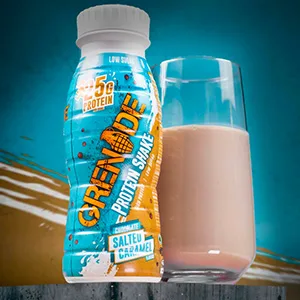 Grenade High Protein Shake - Chocolate Salted Caramel 8 x 330 ml Chocolate Salted Caramel 330 ml (Pack of 8) - salted caramel Protein Shake