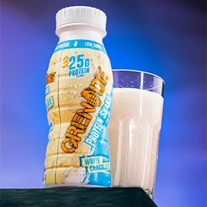 Grenade High Protein Shake 8 x 330 ml - White Chocolate Chocolate 330 ml (Pack of 8) - White Chocolate Protein Shake