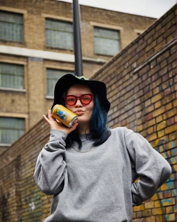 Gunna Fizzy Drinks Raspberry Pink Lemonade Cans Natural Vegan Sparkling Natural Soft Drink Real Raspberry and Lemon Flavour Immune Boosting Drink 330ml x 12 12 x 330ml - immune boosting functional lemonade soda soft drink vitamin mineral refreshing beverage sparkling