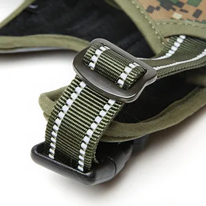 HEELE Dog Harness No Pull Dog Harness Small Release on Neck Front Back Clips Dog Vest Harness Reflective Adjustable Padded Easy Control Handle for Outdoor Walking Training Green S S (Pack of 1) Solid Green - product information 22