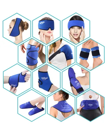 Hilph Toe Separator Toe Spacers Bunion Corrector for Overlapping Toes Correct Toe Alignment and Hammertoe Straighteners Gel Toe Separators for Nighttime Running & Yoga Practice 4 Count-Blue - kids ice pack