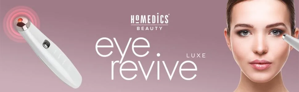 Homedics Eye Revive Luxe - Heated Face Roller Eye Massager - Promotes Blood Circulation to Reduce Dark Circles & Puffiness - product information 6