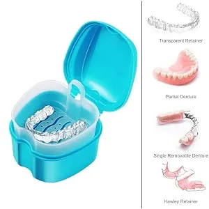 Retainer Case Portable Denture Box Easy-Clean - product information 8