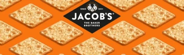 Jacob's Savours Flavours Assortment Selection Boxes of Crackers for Cheese 250 g (Pack of 4) Favourites - Logo Banner