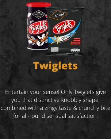 Jacob's Savours Flavours Assortment Selection Boxes of Crackers for Cheese 250 g (Pack of 4) Favourites - Twiglets