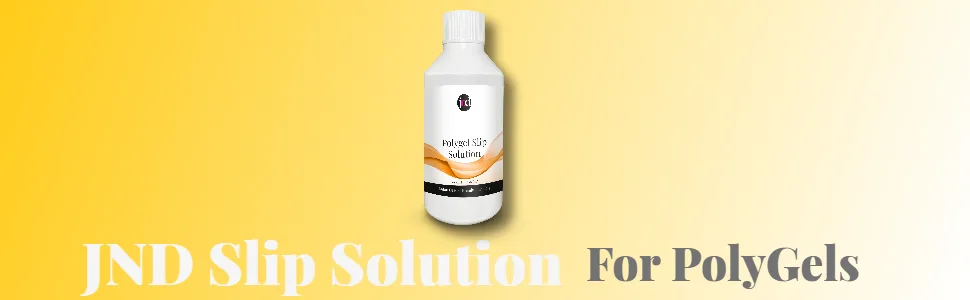 JND PolyGel Slip Solution for Builder Gel Nails UVLED Nail Tips & Extensions (100ml) 100 ml (Pack of 1) - polyge