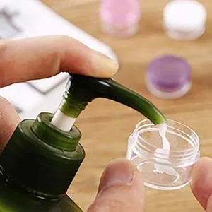 kuou 50 Pcs Empty Plastic Cosmetic Jars 5ml Sample Containers Pots Bottles with Clear Lids - product information 21