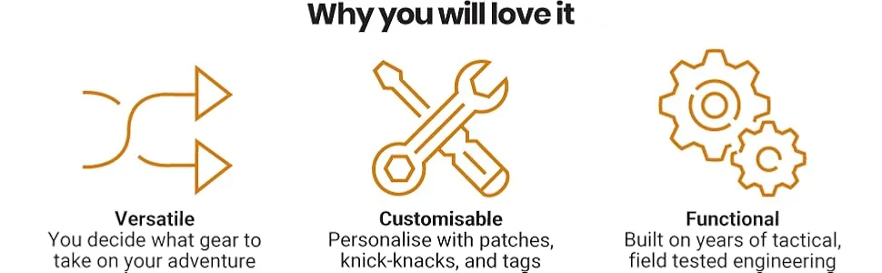 Kurgo RSG Dog County Harness Comfortable Padded Dog Hiking Harness Adjustable MOLLE Compatible Medium-Coastal Blue Medium County Harness Coastal Blue - Kurgo