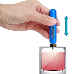 Leikedun 4 PCS Perfume Atomiser Bottles 5ml Mini Refillable Spray Portable Liquid Fragrance Bottle with Visual Window Empty Travel Bottle for Purse Handbag Pocket Luggage - product information 18