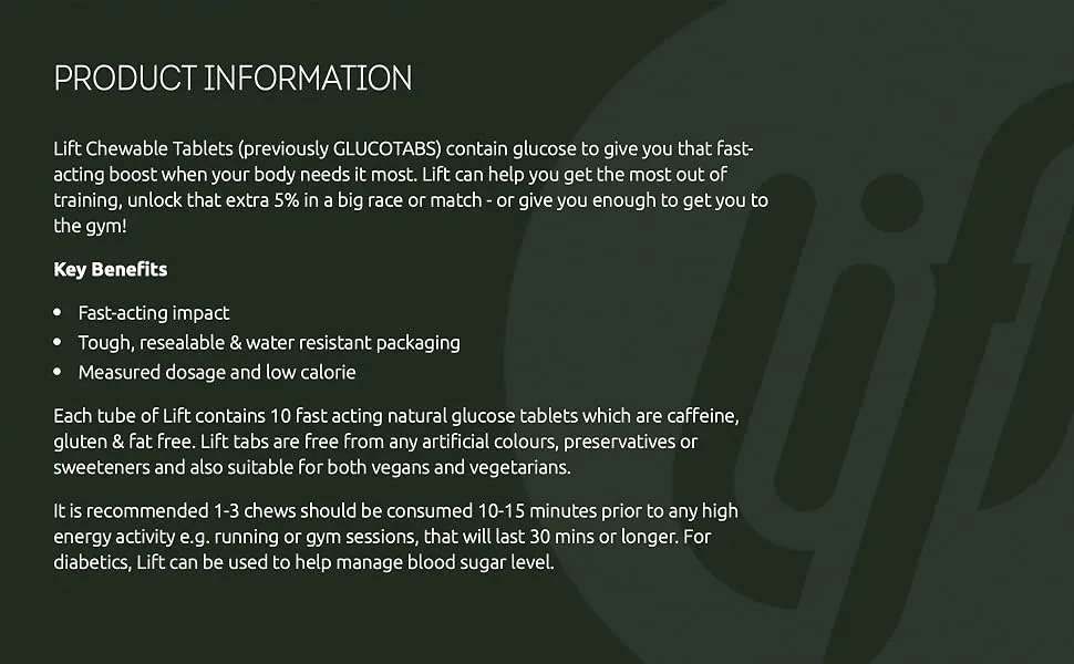 Lift | Fast-Acting Glucose Energy Juice Shots | Lemon & Lime | 12 Pack of 60 ml Bottles - lift
