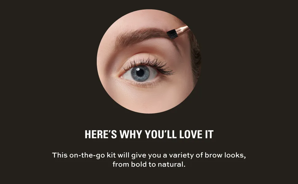 Makeup Revolution Brow Sculpt Kit Dark 2.2 g Dark 1 count (Pack of 1) - Makeup Revolution, Brow Sculpt Kit 02