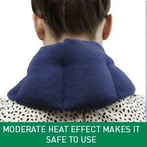 Natural Moist Microwave Wheat Pack Universal Neck and Shoulder - Unscented can be used Hot or cold-Manufactured In The UK - Wheat Pack