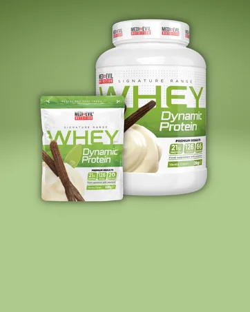 Medi-Evil Nutrition Whey Dynamic Protein Powder Muscle Development Strawberry Delight Flavour 600g 20 Servings Strawberry 20 Servings (Pack of 1) - whey dynamic protein vanilla