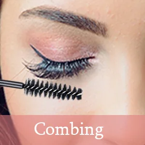 200 PCS Disposable Mascara and Lip Wands MORGLES 100 Pcs Disposable Eyelash Mascara Wands Brushes 100 Pcs Disposable Lip Gloss Wands Lipstick Applicators - combing