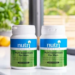 Nutri Advanced - Multi Essentials for Men Multivitamin - Vegetarian and Vegan - 30 Tablets 30 count (Pack of 1) - Multi M