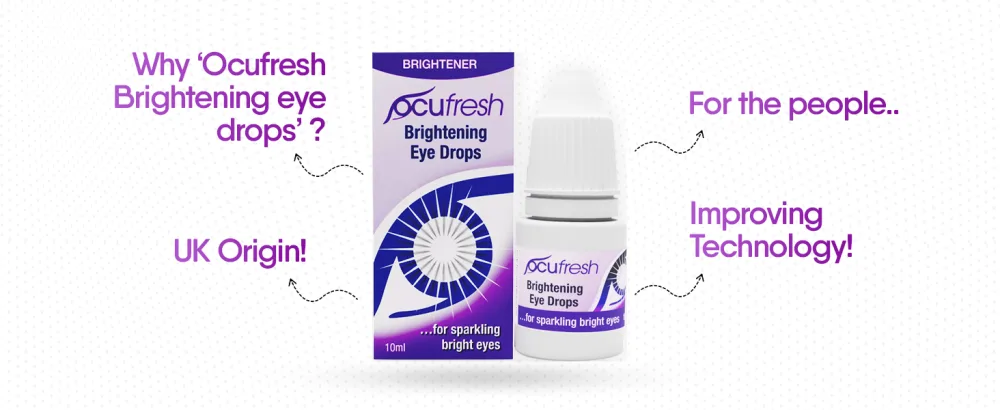 Brightening & Refresh Drops | Eye Drops for Tired & Dry Eyes | Sterile & Lab Tested 1 Pack - Bright_hs
