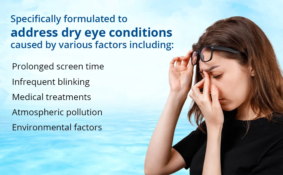 PUROPTICS Carmellose 0.5% Lubricant Eye Drops for Dry Eyes and Irritated Eyes 10ml (Pack of 1) - Eye Drops
