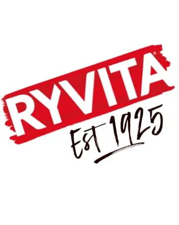 Ryvita Crispy Snacks Twin Pack Topped with Milk Chocolate 24 x Twin Pack Chocolate 26G (PACK OF 24) - Ryvita Logo