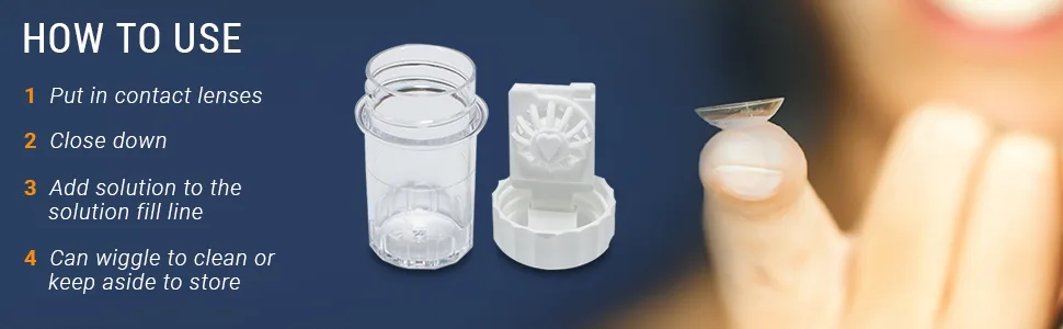SPORTS WORLD VISION Contact Lens Cases | Standard Barrel Type | Cleaning for Everyday Use | 20 Pieces - image6