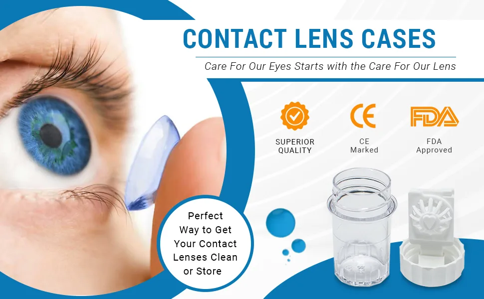 SPORTS WORLD VISION Contact Lens Cases | Standard Barrel Type | Cleaning for Everyday Use | 20 Pieces - image7
