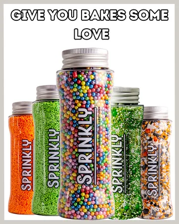 SPRINKLY - Sprinkle Shapes - Piped Icing Eyes - 24 25g Sample Packet Eyes - Brand Sprinkly bake cake sprinkles rainbow edible