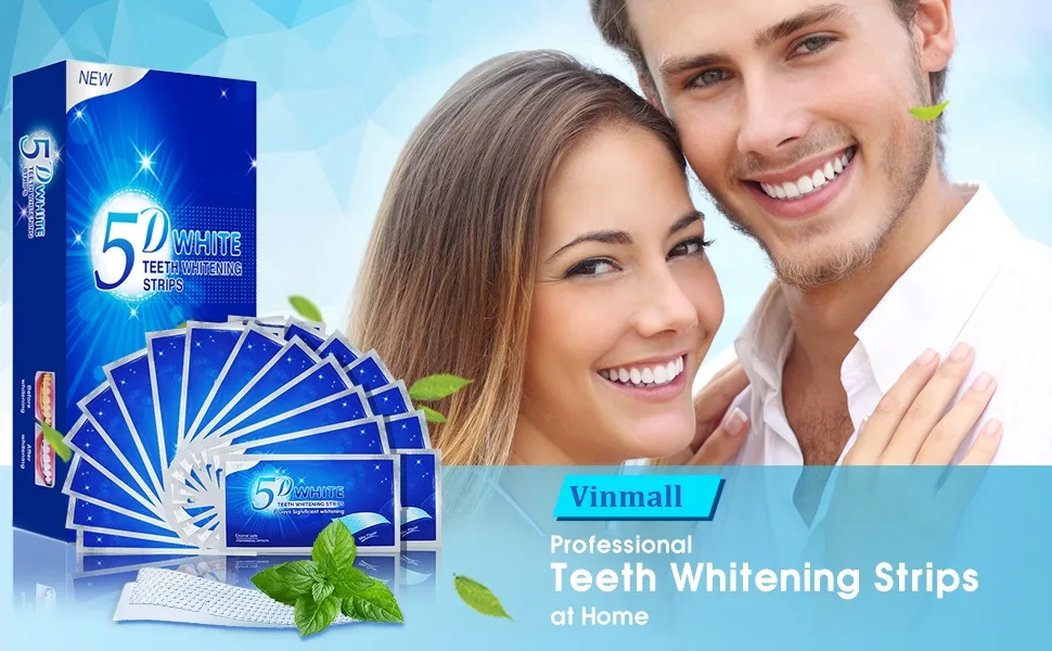 Teeth Whitening Strips Tooth Whitening Kits at Home Teeth whitening Strips Sensitive Teeth Whitening Strips Teeth Whitener 14 Packs 28 Pcs Shiny White - teeth whitening strips
