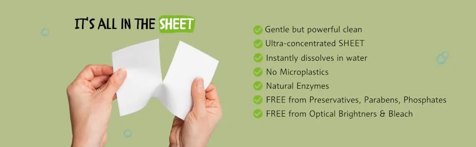 WABLU 72 Laundry Sheet Multipack | Spring Florals | Effective washing detergent sheets for your clothes to replace capsules pods and liquids | Natural Enzymes (BIO) | At least 72 washes - WABLU Laundry concentrated detegent sheets for washing clothes