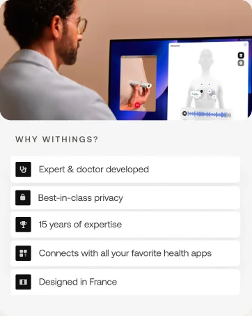 Withings Travel Case for Withings BPM Connect: Wi-Fi Smart Blood Pressure Monitor Black Modern - Features