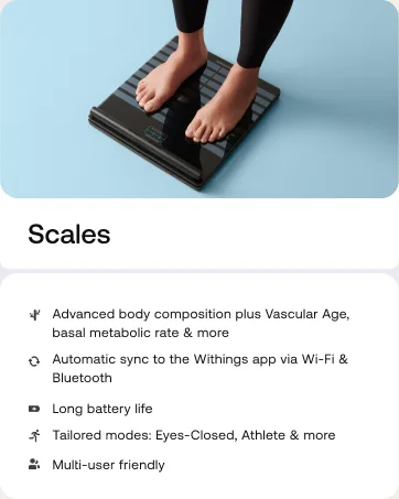 Withings Travel Case for Withings BPM Connect: Wi-Fi Smart Blood Pressure Monitor Black Modern - Scales
