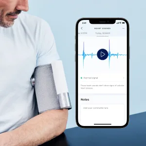 Withings BPM Core - Electric Arm Blood Pressure Monitor with ECG and Digital Stethoscope Wi-Fi Synchronization - BPM Core