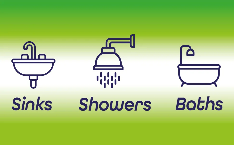 Duzzit Mountain Valley Bathroom Cleaning Mousse - sinks baths showers