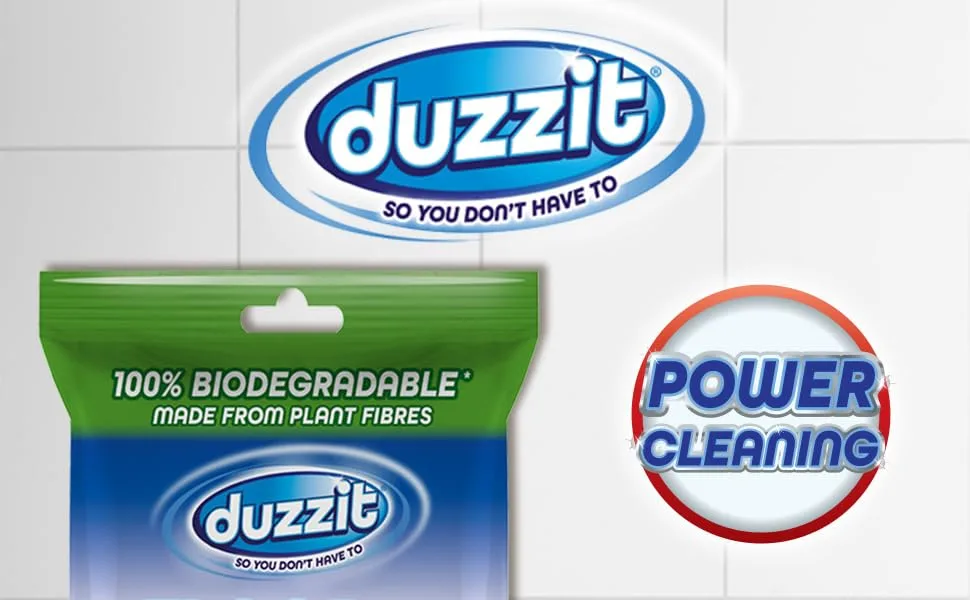 Duzzit Floor Wipes Pack 20 100 Percent Biodegradable Wipes - main banner