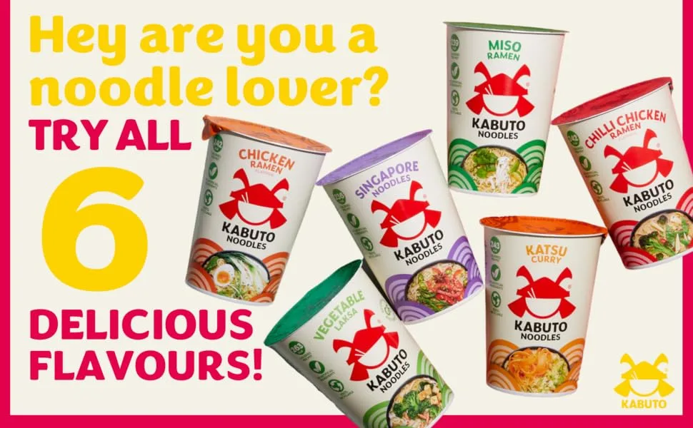Kabuto Noodles Mac n' Cheese Sriracha Chilli Pack of 6 (6 x 85g Instant Macaroni Cheese Sriracha Chilli Flavour Pots) - try more