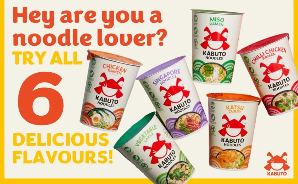 Kabuto Noodles Mac n' Cheese Original Pack of 6 (6 x 85g Instant Macaroni Cheese Original Flavour Pots) - try more
