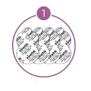 Kinetik Wellbeing TENS Replacement Pads (Pack of 4) In Association with St John Ambulance - product information 4