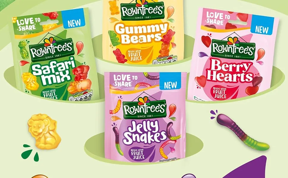 Nestl Rowntree s Gummy Bears 115g Mixed-Fruit 115 g (Pack of 1) - Rowntree