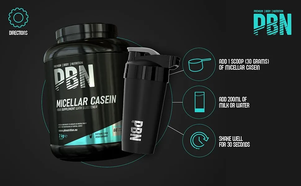 PBN - Premium Body Nutrition Micellar Casein. 2 kg Chocolate - micellar