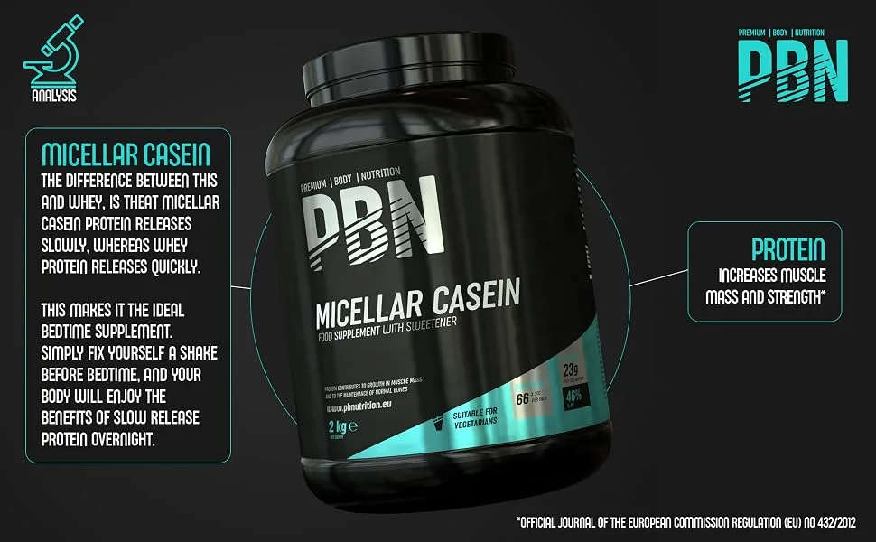 PBN - Premium Body Nutrition Micellar Casein. 2 kg Chocolate - micellar casein