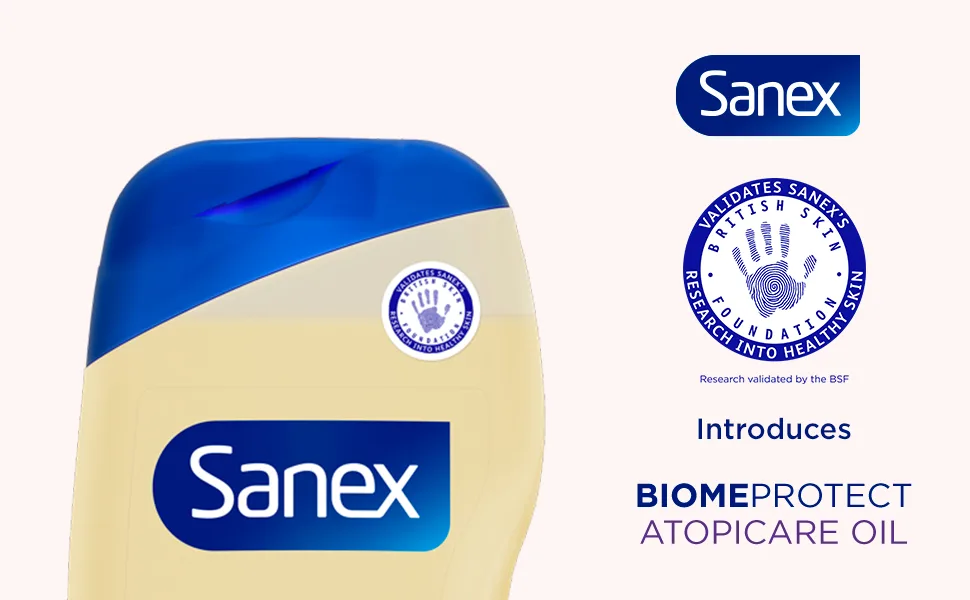 Sanex BiomeProtect Advanced Atopicare Bath and Shower Oil 515ml Atopicare Oil 515 ml (Pack of 1) - Sanex